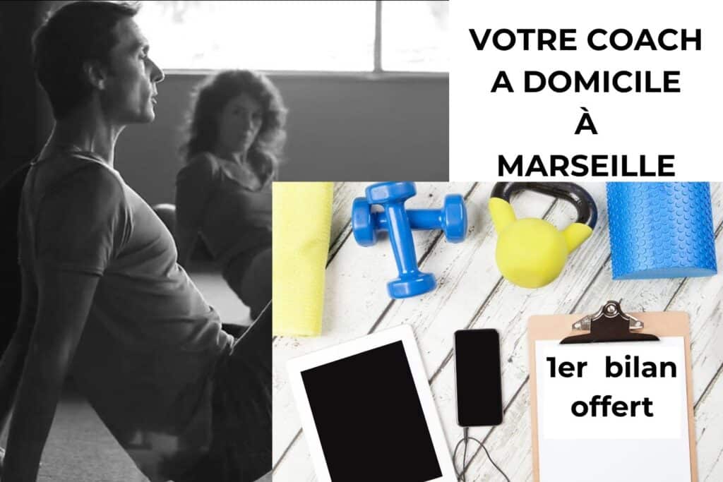 Coach sportif à domicile Marseille pour les 40+, séance de renforcement musculaire chez vous