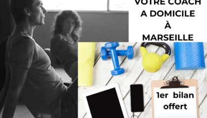 Coach sportif à domicile Marseille pour les 40+, séance de renforcement musculaire chez vous