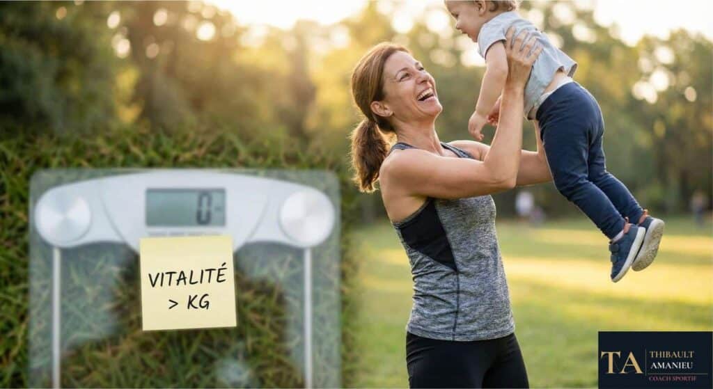 Comparaison balance traditionnelle et 3 indicateurs vitalité méthode C.A.R.E. après 40 ans